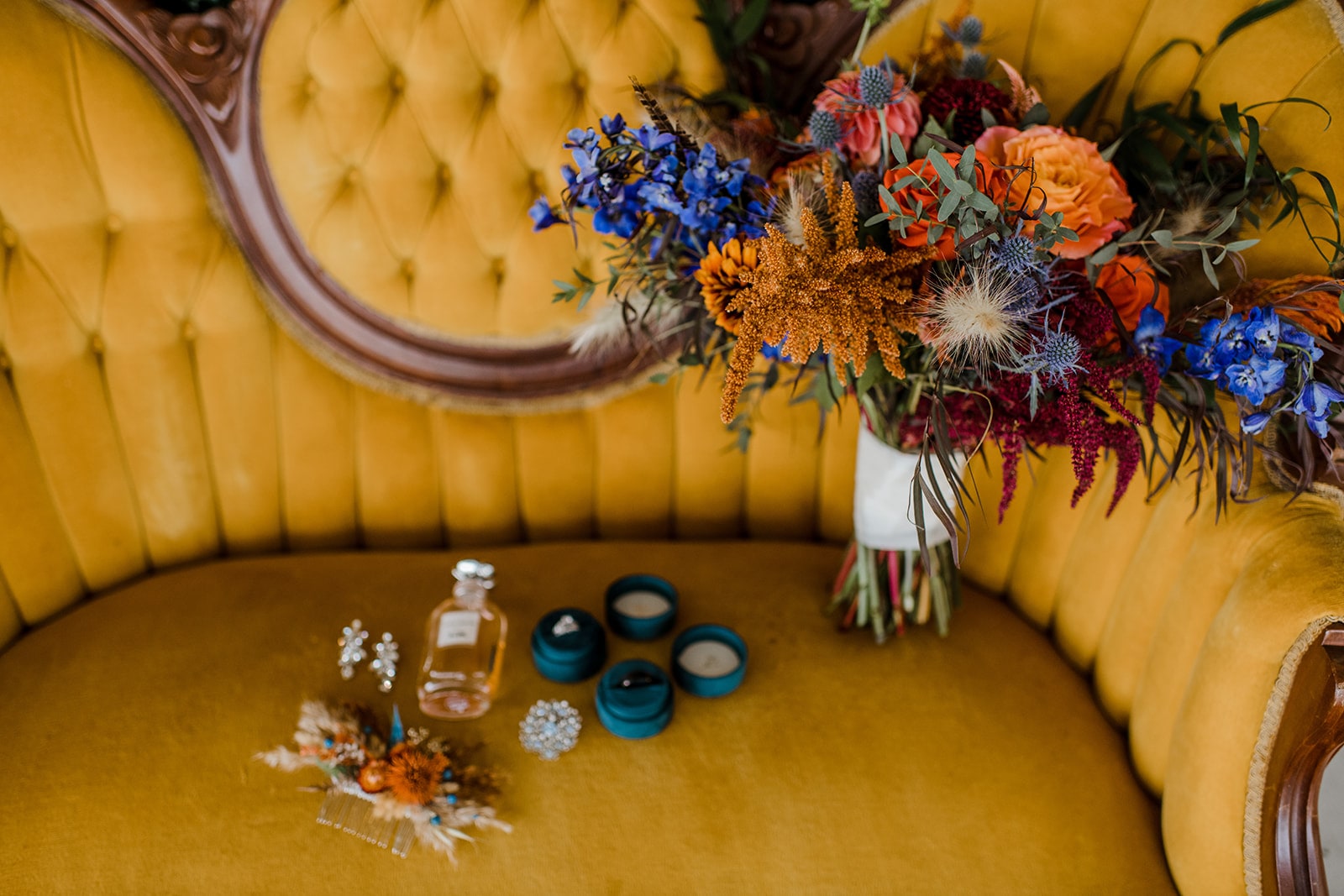 Latest in fall tones for wedding floral